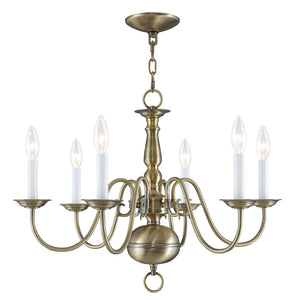 HomeRoots Six Light Dimmable Chandelier - Modern Steel Design with Cylindrical Shades for Ambient Elegance 687540