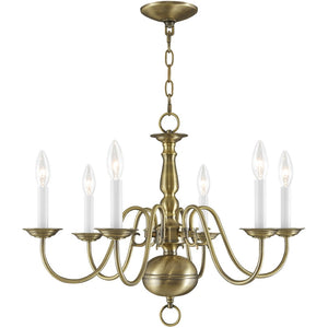 HomeRoots Six Light Dimmable Chandelier - Modern Steel Design with Cylindrical Shades for Ambient Elegance 687540