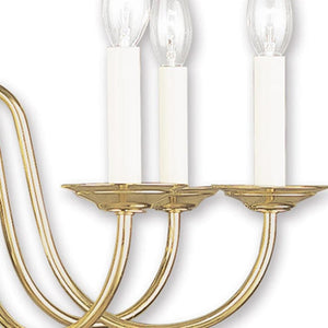 HomeRoots Eight Light Dimmable Chandelier - Modern Cylinder Design with Steel Shades for Stylish Ambiance 687551
