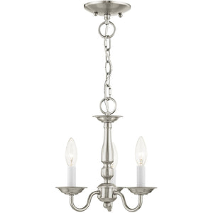 HomeRoots Three Light Dimmable Chandelier - Modern Cylindrical Shades, Steel Design for Versatile Lighting Solutions 687555