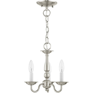 HomeRoots Three Light Dimmable Chandelier - Modern Cylindrical Shades, Steel Design for Versatile Lighting Solutions 687555