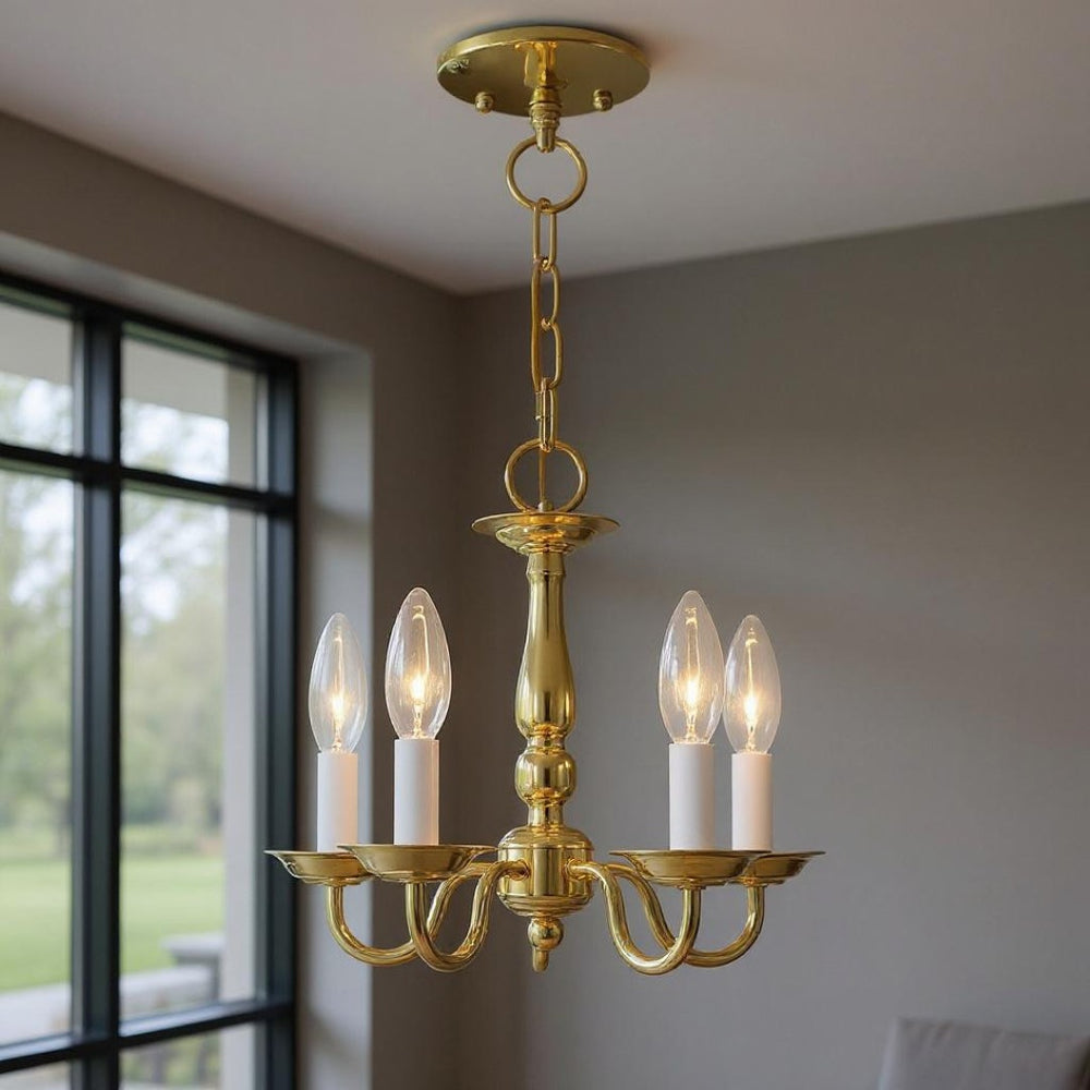 HomeRoots Five Light Dimmable Chandelier – Modern Cylinder Shades for Stylish Spaces, Adjustable Ambiance & Durability 687556