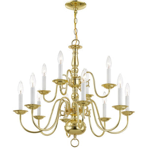 HomeRoots Twelve Light Dimmable Chandelier – Modern Steel Design for Elegant Ambiance in Any Room 687560