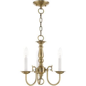 HomeRoots Three Light Dimmable Chandelier - Modern Cylindrical Shades for Stylish Home Illumination & Ambiance 687565