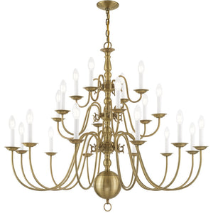 HomeRoots Multi Light Dimmable Chandelier – Stylish Steel Shades for Modern Living Spaces, Perfect Ambiance! 687570