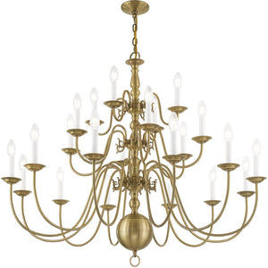 HomeRoots Multi Light Dimmable Chandelier – Stylish Steel Shades for Modern Living Spaces, Perfect Ambiance! 687570