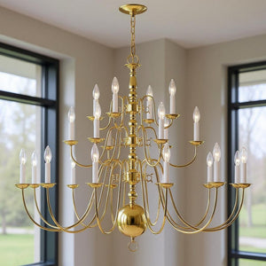 HomeRoots Multi Light Dimmable Chandelier - Modern Cylindrical Shades for Elegant Lighting & Ambiance Control 687571