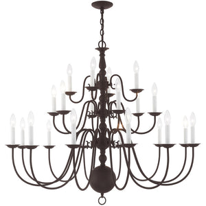 HomeRoots Bronze Multi-Light Dimmable Chandelier - Elegant Cylinder Design for Stylish Illumination & Warmth 687573