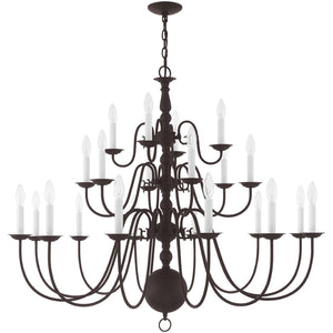HomeRoots Bronze Multi-Light Dimmable Chandelier - Elegant Cylinder Design for Stylish Illumination & Warmth 687573
