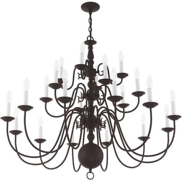 HomeRoots Bronze Multi-Light Dimmable Chandelier - Elegant Cylinder Design for Stylish Illumination & Warmth 687573