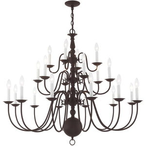 HomeRoots Bronze Multi-Light Dimmable Chandelier - Elegant Cylinder Design for Stylish Illumination & Warmth 687573