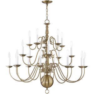 HomeRoots Multi Light Dimmable Chandelier - Modern Cylinder Shades for Stylish Ambiance in Any Space 687575