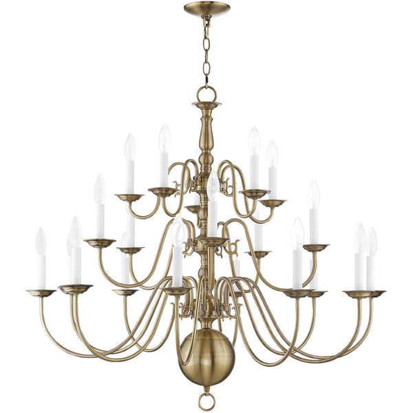 HomeRoots Multi Light Dimmable Chandelier - Modern Cylinder Shades for Stylish Ambiance in Any Space 687575