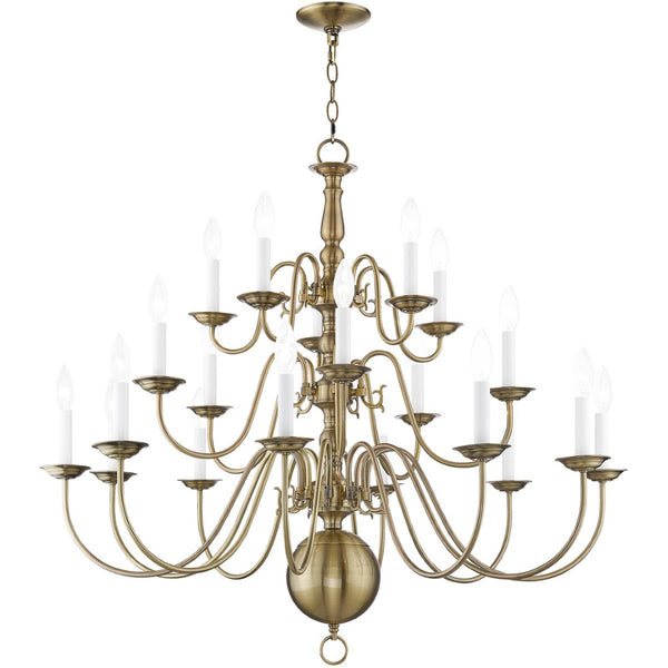 HomeRoots Multi Light Dimmable Chandelier - Modern Cylinder Shades for Stylish Ambiance in Any Space 687575