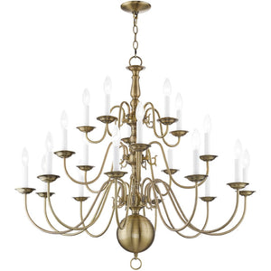 HomeRoots Multi Light Dimmable Chandelier - Modern Cylinder Shades for Stylish Ambiance in Any Space 687575