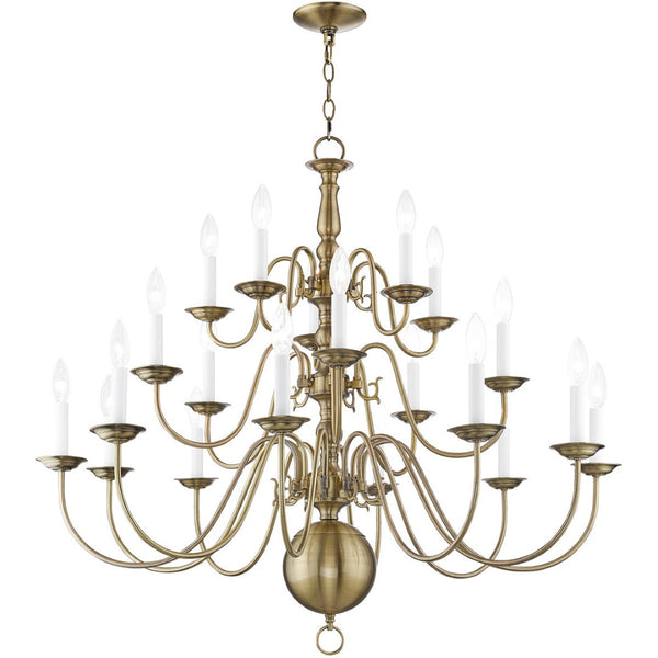 HomeRoots Multi Light Dimmable Chandelier - Modern Cylinder Shades for Stylish Ambiance in Any Space 687575
