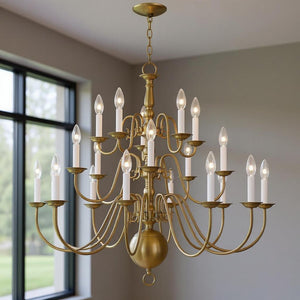 HomeRoots Multi Light Dimmable Chandelier - Modern Cylinder Shades for Stylish Ambiance in Any Space 687575