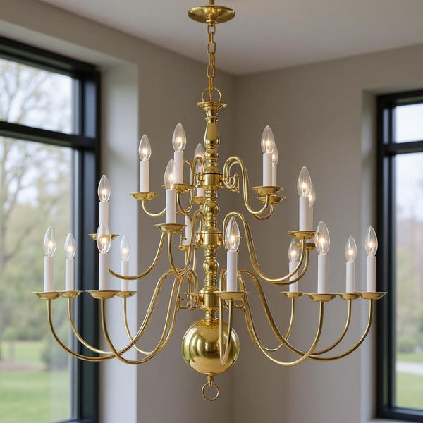 HomeRoots Multi Light Dimmable Chandelier - Modern Cylinder Shades for Versatile Ambiance in Any Space 687576