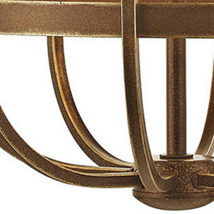 HomeRoots Eight Light Dimmable Chandelier - Modern Cylinder Shades for Elegant Ambiance in Any Room 687583