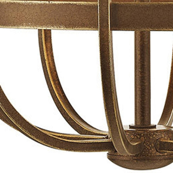HomeRoots Eight Light Dimmable Chandelier - Modern Cylinder Shades for Elegant Ambiance in Any Room 687583