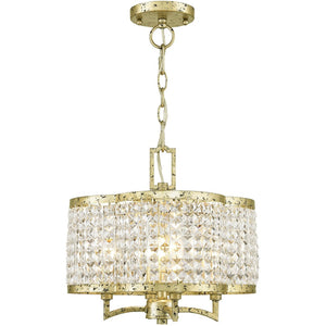 HomeRoots Four Light Dimmable Chandelier - Modern Cylinder Shades for Customizable Ambiance & Style 687585