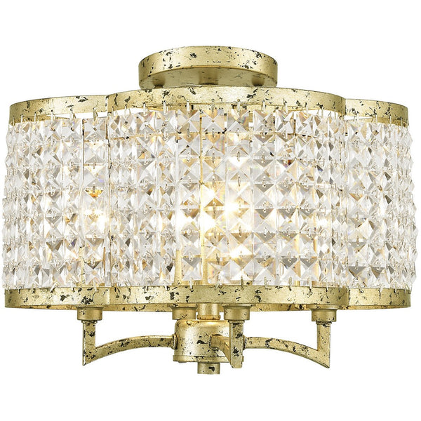HomeRoots Four Light Dimmable Chandelier - Modern Cylinder Shades for Customizable Ambiance & Style 687585
