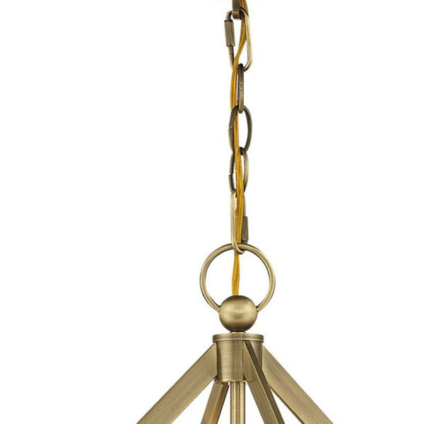 HomeRoots Four Light Dimmable Chandelier - Modern Cylinder Design for Stylish Illumination in Any Room 687596