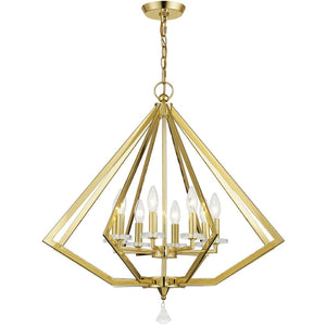 HomeRoots Eight Light Dimmable Chandelier - Modern Cylinder Design with Steel Shades for Versatile Decor Styles 687607