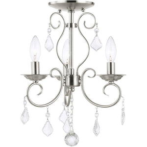 HomeRoots Three Light Dimmable Chandelier – Modern Cylindrical Shades for Stylish, Adjustable Home Illumination 687619