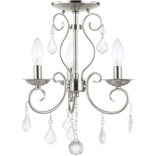HomeRoots Three Light Dimmable Chandelier – Modern Cylindrical Shades for Stylish, Adjustable Home Illumination 687619