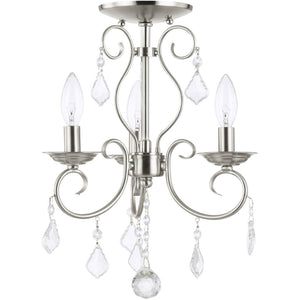 HomeRoots Three Light Dimmable Chandelier – Modern Cylindrical Shades for Stylish, Adjustable Home Illumination 687619
