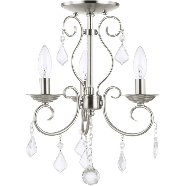 HomeRoots Three Light Dimmable Chandelier – Modern Cylindrical Shades for Stylish, Adjustable Home Illumination 687619