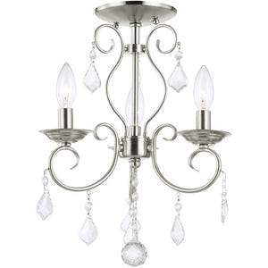 HomeRoots Three Light Dimmable Chandelier – Modern Cylindrical Shades for Stylish, Adjustable Home Illumination 687619