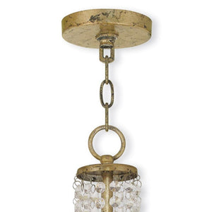 HomeRoots Gold Two-Light Dimmable Chandelier with Off-White Shades – Modern Elegance for Any Space 687625