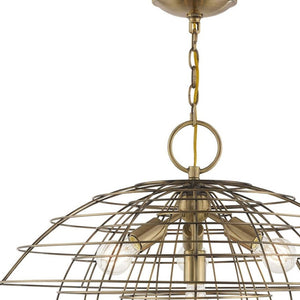 HomeRoots Four Light Dimmable Chandelier – Modern Cylinder Shades for Contemporary Spaces & Adjustable Ambiance 687636
