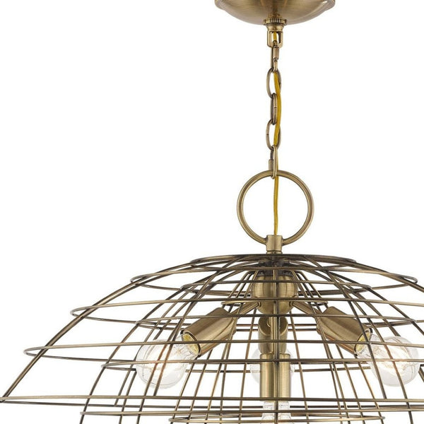 HomeRoots Four Light Dimmable Chandelier – Modern Cylinder Shades for Contemporary Spaces & Adjustable Ambiance 687636