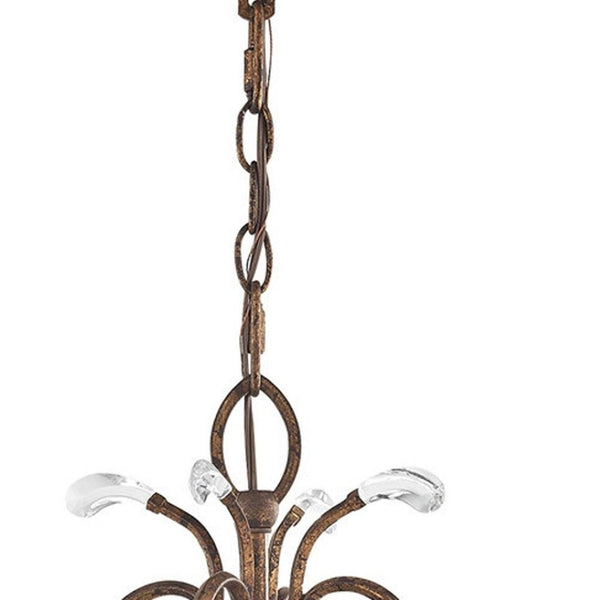 HomeRoots Four Light Dimmable Chandelier - Modern Cylinder Shades, Steel Frame, Ideal for Any Room Ambiance 687640