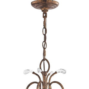 HomeRoots Four Light Dimmable Chandelier - Modern Cylinder Shades, Steel Frame, Ideal for Any Room Ambiance 687640
