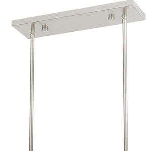 HomeRoots Three Light Dimmable Chandelier - Modern Cylinder Shades for Stylish Illumination in Any Room 687659