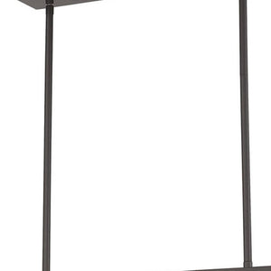 HomeRoots Five Light Dimmable Chandelier - Modern Cylindrical Shades for Versatile Lighting in Any Room 687660
