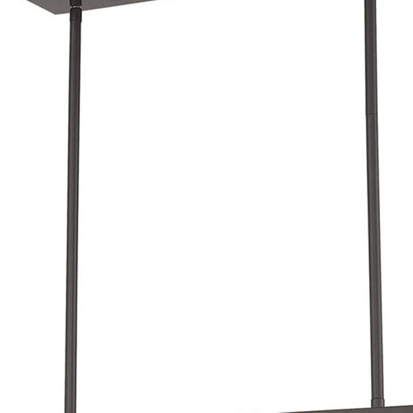 HomeRoots Five Light Dimmable Chandelier - Modern Cylindrical Shades for Versatile Lighting in Any Room 687660