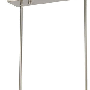 HomeRoots Five Light Dimmable Chandelier with Cylindrical Shades - Modern Design for Stylish Rooms & Versatile Use 687661