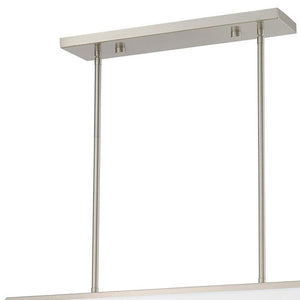 HomeRoots Five Light Dimmable Chandelier with Cylindrical Shades - Modern Design for Stylish Rooms & Versatile Use 687661