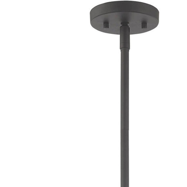 HomeRoots Five Light Dimmable Chandelier - Modern Cylindrical Shades for Stylish, Adjustable Illumination 687671