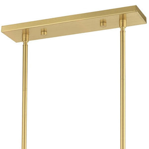 HomeRoots Eight Light Dimmable Chandelier - Modern Elegance with Steel Shades for Versatile Interior Lighting 687675