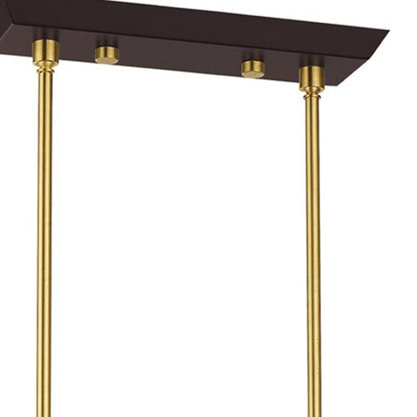 HomeRoots Ten Light Dimmable Chandelier - Modern Cylindrical Design with Steel Shades for Elegant Spaces 687686