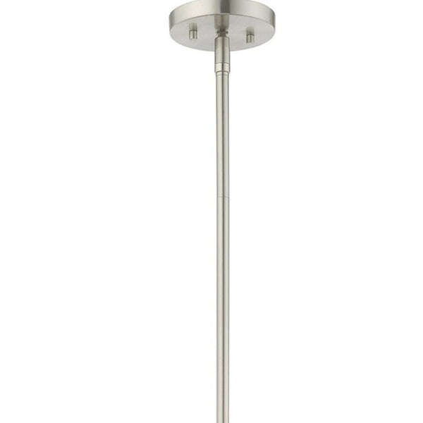 HomeRoots Four Light Dimmable Chandelier - Modern Cylinder Design for Elegant Illumination in Any Space 687690