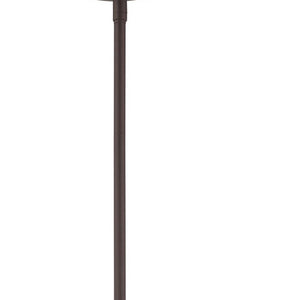 HomeRoots Bronze Five-Light Dimmable Chandelier - Elegant Cylinder Design for Dining Rooms & Living Spaces 687691