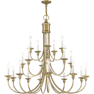 HomeRoots Multi Light Dimmable Chandelier - Modern Cylinder Design with Adjustable Warm Illumination & Style 687705