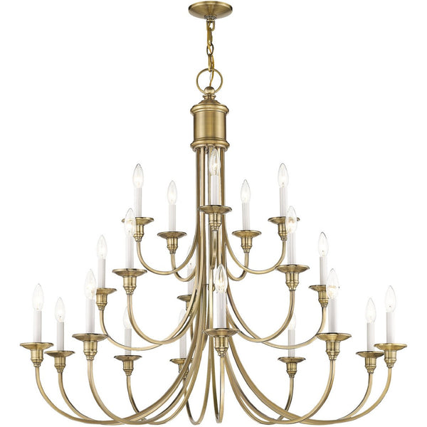 HomeRoots Multi Light Dimmable Chandelier - Modern Cylinder Design with Adjustable Warm Illumination & Style 687705